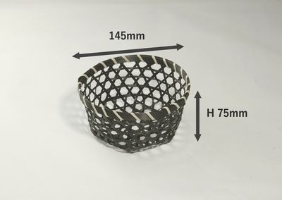 六つ目ふた付 黒 M  MF-15499M　20個パック 清涼感 珍味 雑貨 お菓子
