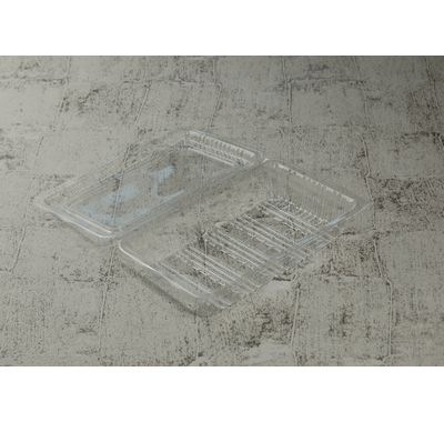 フードパック　HHP-100　浅 100枚パック 192×123×39mm OPS 多用途 弁当/お菓子/惣菜