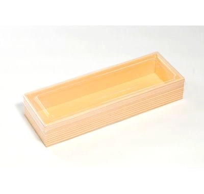 プラ折箱 WSW-430 木目 60個パック お菓子 お寿司 お弁当