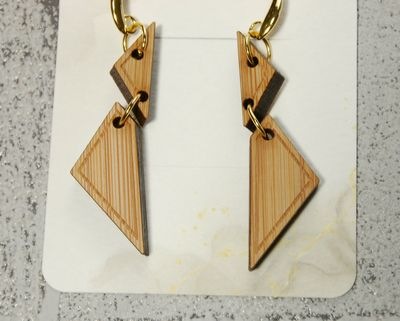 バンブー ピアスB triangle