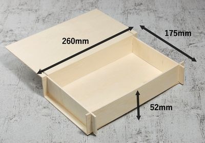 組み立て式 ファルカタ木箱｜青果・お茶・菓子向け 贈答箱｜木製 高級ギフト箱｜KFO-260
