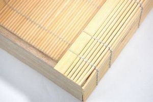 白竹すだれ容器　WSY-220H 竹 清涼感 ギフト お菓子 雑貨*在庫限り