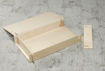 組み立て式 ファルカタ木箱｜青果・お茶・菓子向け 贈答箱｜木製 高級ギフト箱｜KFO-220