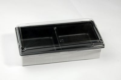 ワンプラ折 WPO-20-10-2BK 蓋 トレー付  上品 お菓子 加工品 惣菜