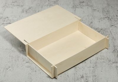 組み立て式 ファルカタ木箱｜青果・お茶・菓子向け 贈答箱｜木製 高級ギフト箱｜10個パック｜KFO-260