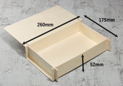 組み立て式 ファルカタ木箱｜青果・お茶・菓子向け 贈答箱｜木製 高級ギフト箱｜10個パック｜KFO-260
