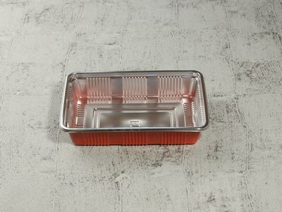 弁当容器 DXHS-6　ふた付 100枚パック 178×126×35mm HIPS 定番 惣菜/弁当/お菓子