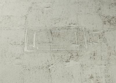 弁当容器 DXHS-6　ふた付 100枚パック 178×126×35mm HIPS 定番 惣菜/弁当/お菓子