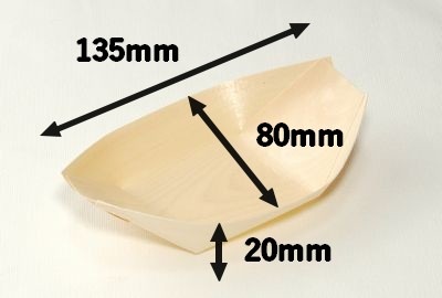 木舟皿 5寸 KFS-5S 食べ歩き お菓子 惣菜 
