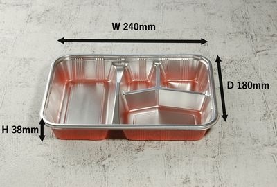 弁当容器 DXHS-32 ふた付 50枚パック 240×180×38mm HIPS 定番 惣菜/弁当/幕の内