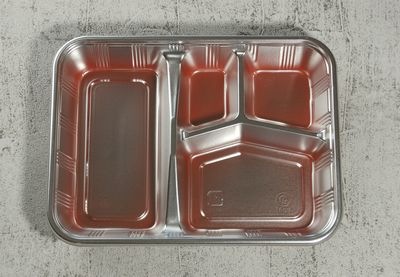 弁当容器 DXHS-32 ふた付 50枚パック 240×180×38mm HIPS 定番 惣菜/弁当/幕の内