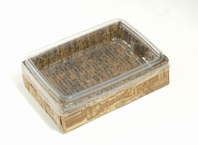 竹皮編 ハイブリッドBOX TXHB-6-2DU 内かん合 ふた付