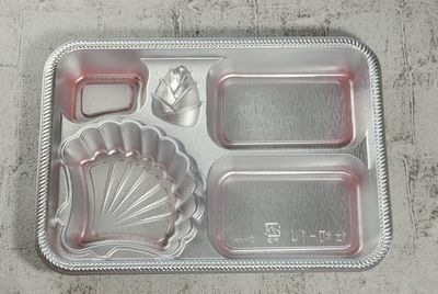 仕出し容器 DX仕切 R-14-M ふた付 20枚パック 318×228×40mm HIPS 大容量 弁当/オードブル