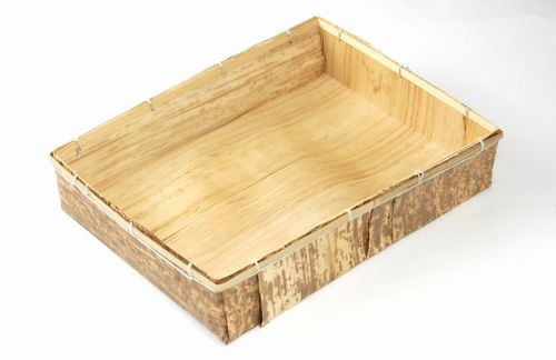 竹皮貼容器 THY-11H 240×180×50mm 高級感 ギフト 雑貨 お菓子