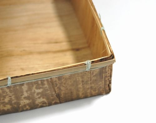 竹皮貼容器 THY-11H 240×180×50mm 高級感 ギフト 雑貨 お菓子