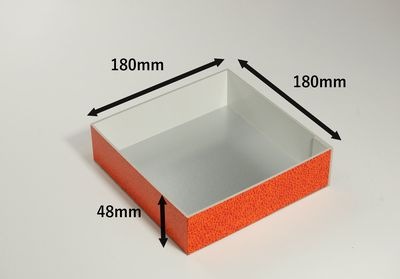 紙折箱 赤飯7号 HB-7 180×180×48mm 弁当 おこわ お菓子