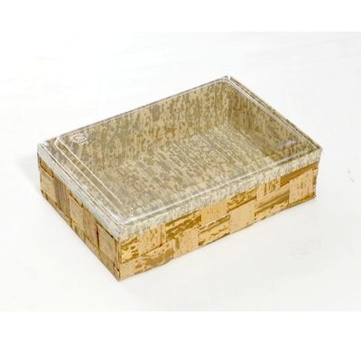 在庫限り！ハイブリッドBOX TXHB-6H-A　透明平ふた付 （紙明るいタイプ）　