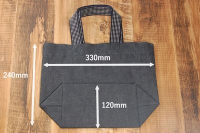 さんじゅーろーデニムミニトートバッグ 高梁 みやげ 備中松山城