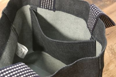 さんじゅーろーデニムミニトートバッグ 高梁 みやげ 備中松山城