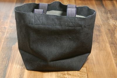 さんじゅーろーデニムミニトートバッグ 高梁 みやげ 備中松山城