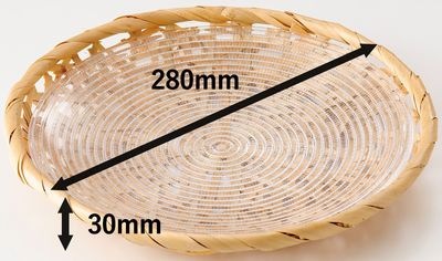 やたら編みプレートセット-M 93302M 器 竹 