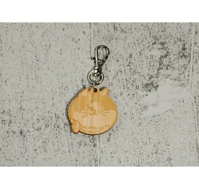 さんじゅーろー　ひのき キーホルダー 高梁 みやげ 備中松山城 猫城主