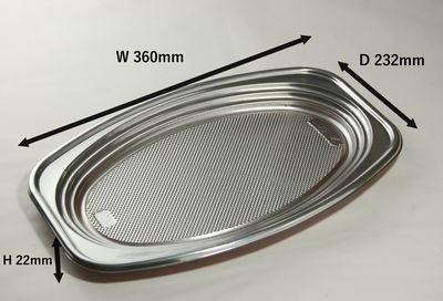 オードブル Z-507 デラックス 本体 20枚パック 360×232×22mm BFO ケータリング/盛り合わせ