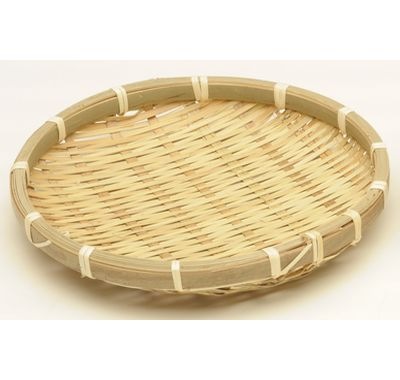 当渕平ザル-S 15468S 器 竹 ザル そば 天ぷら 