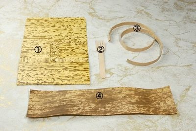 3種のサンドウィッチ（パッケージ） (竹皮紙容器 PTY-160 のみ)  *中身･副資材は付いていません