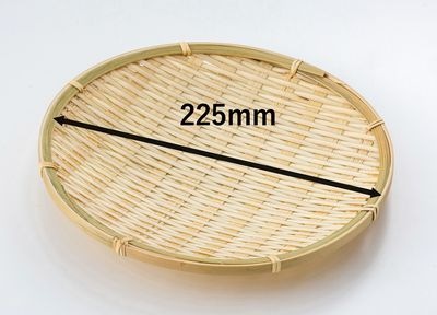 天ぷら盛皿 丸 15270 器 竹 ザル そば 天ぷら 