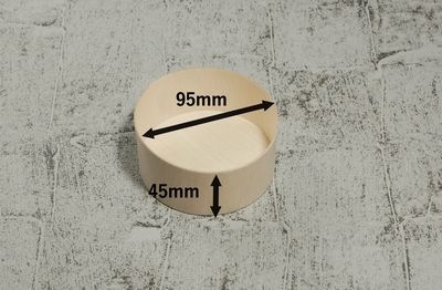 FLR-08B エコウッド容器　本体 20個パック 印象的 寿司 惣菜 弁当