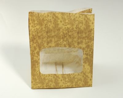 竹皮柄 惣菜袋 FLB-165 500枚パック 持ち帰り 惣菜 お菓子（ルックバッグ№4S竹皮）