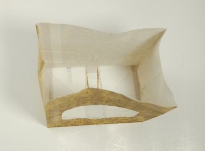 竹皮柄 惣菜袋 FLB-165 500枚パック 持ち帰り 惣菜 お菓子（ルックバッグ№4S竹皮）