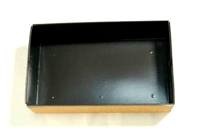 ハイブリッド容器 CMH-6H-BK 裏黒 180個パック 存在感 菓子 精肉 ギフト