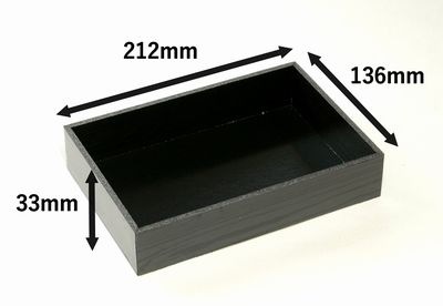 プラ折箱 WSB-420 黒部  お菓子 お寿司 お弁当