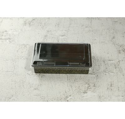 在庫限り！寿司容器 D-10 錦 ふた付 50枚パック 170×115×33mm HIPS 重ね対応 寿司/丼/弁当