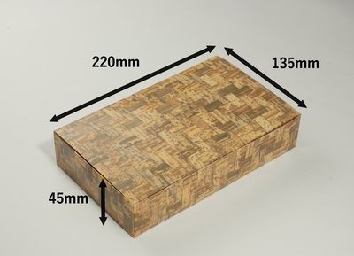 竹皮編 紙容器 PTANB-135HU　50枚パック　【アウトレット】