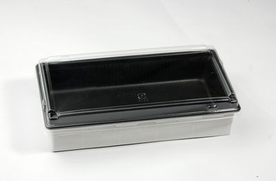 ワンプラ折 WPO-20-10-BK 蓋 トレー付 50枚パック 上品 お菓子 加工品 惣菜