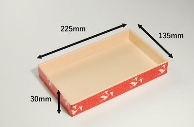 鶴柄折箱 WU-225 40個パック お菓子 お寿司 お弁当