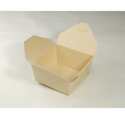 クラフトBOX PCF-70S 中央開き 450枚パック おしゃれ 弁当 惣菜 お菓子