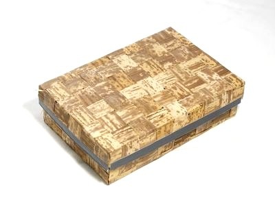 竹皮編 ハイブリッド容器 TXH-6H-BK 裏黒 20個パック 天然素材 寿司 弁当 お菓子