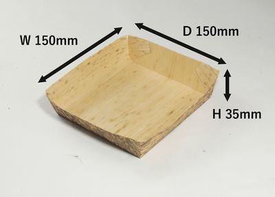 孟竹角皿 MKS-145 50枚パック 【アウトレット】*発送までに数日かかります