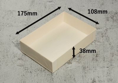 ワンタッチ エコウッド容器 FD-410B-38 本体 50枚パック 簡易組み立て 弁当 お菓子