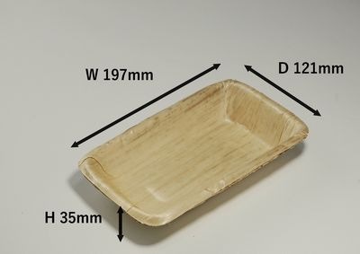 白竹皮プレス容器 WPY-3H 25枚パック 高級感 弁当 惣菜 菓子