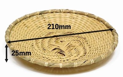 白竹そばザル-S 19440S 器 竹 ザル そば 天ぷら 