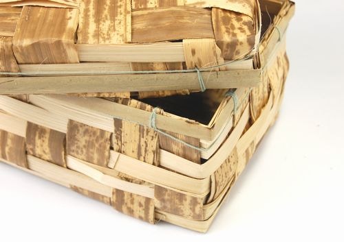 竹皮容器TOY-1H 180×120×70mm 環境 お土産 加工品 雑貨