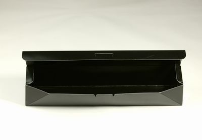 漆黒紙容器　POY-300H 300×60×50mm 紙 テイクアウト 黒 菓子/弁当/お寿司箱
