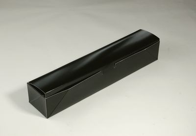 漆黒紙容器　POY-300H 300×60×50mm 紙 テイクアウト 黒 菓子/弁当/お寿司箱