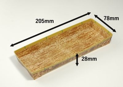 竹皮紙容器 PMY-205-FT 400枚パック 上品 弁当  寿司 惣菜