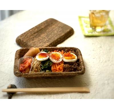 竹皮プレス 容器 TPY-3H 存在感 弁当 惣菜 お土産